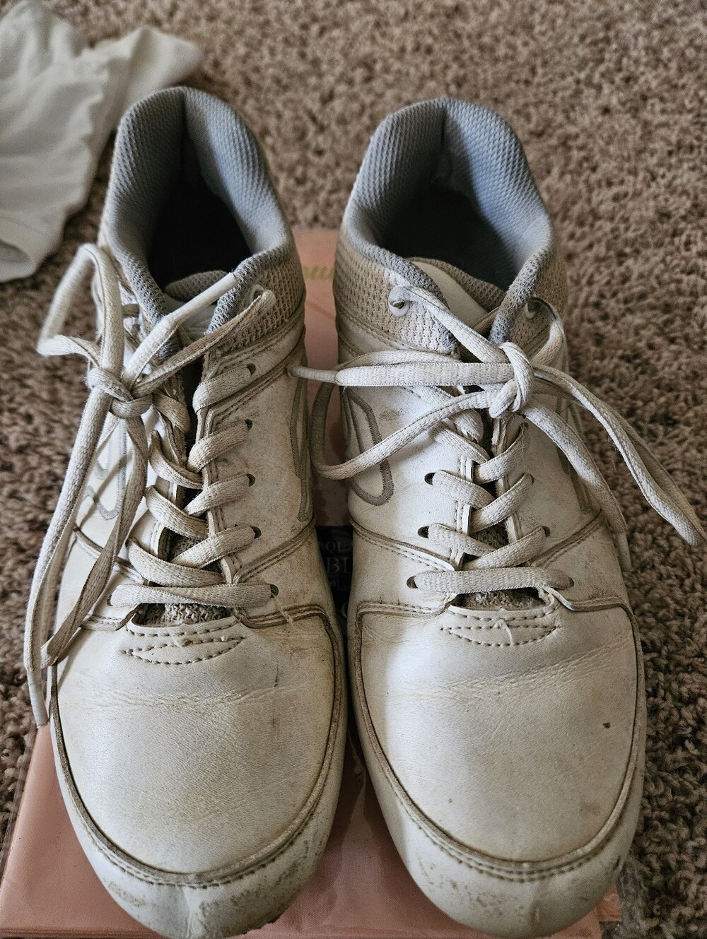 Womens White Athletic Sneakers - Casual Comfort